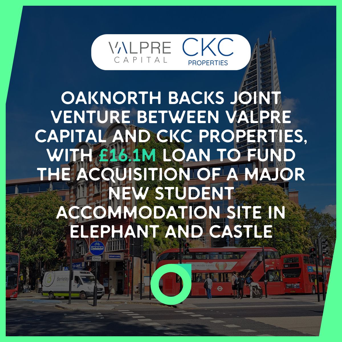 OakNorth backs Valpre Capital & CKC's JV to fund Roc Club PBSA